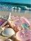 Beach Diamond Art Kits for Adults, Sea Stone Diamond Painting Kits for Adults Beginners